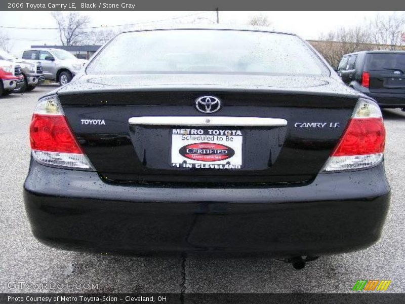 Black / Stone Gray 2006 Toyota Camry LE