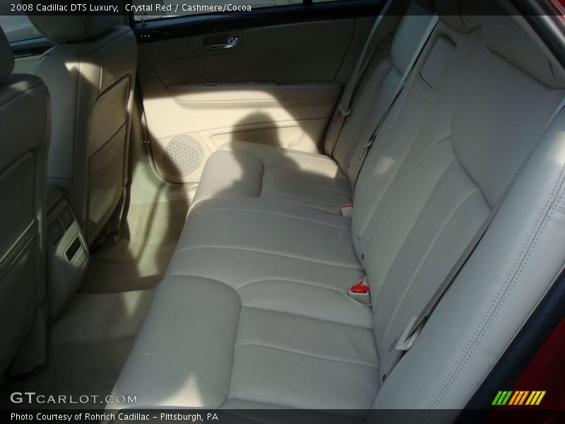 Crystal Red / Cashmere/Cocoa 2008 Cadillac DTS Luxury