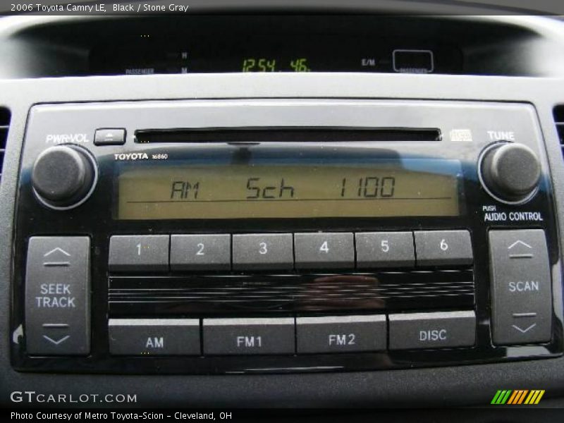 Black / Stone Gray 2006 Toyota Camry LE
