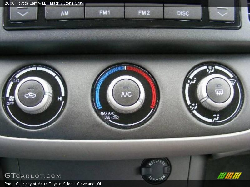 Black / Stone Gray 2006 Toyota Camry LE