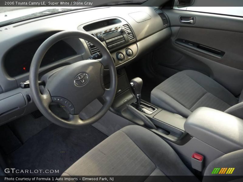 Super White / Stone Gray 2006 Toyota Camry LE