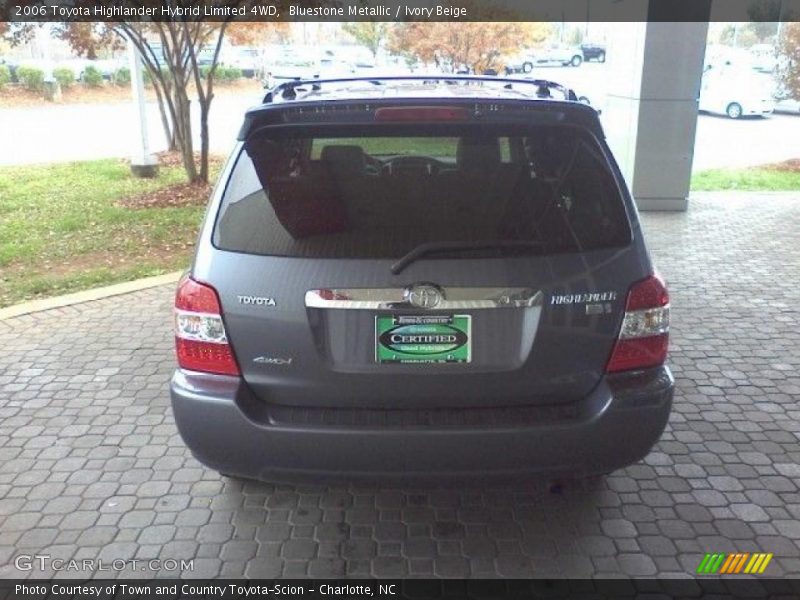 Bluestone Metallic / Ivory Beige 2006 Toyota Highlander Hybrid Limited 4WD
