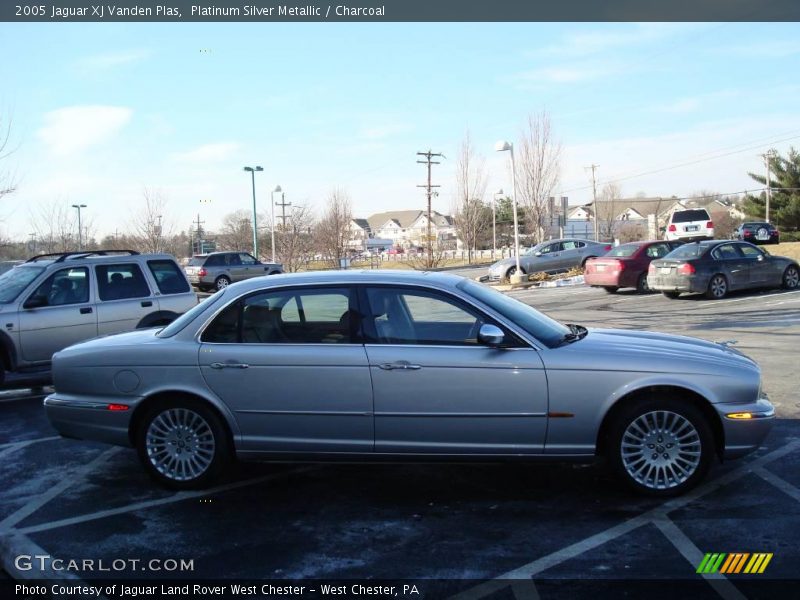 Platinum Silver Metallic / Charcoal 2005 Jaguar XJ Vanden Plas