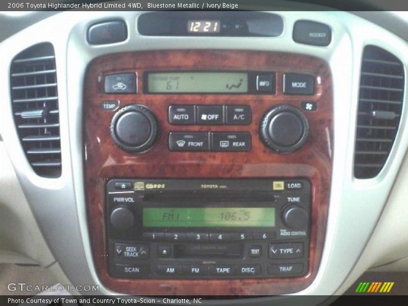 Bluestone Metallic / Ivory Beige 2006 Toyota Highlander Hybrid Limited 4WD