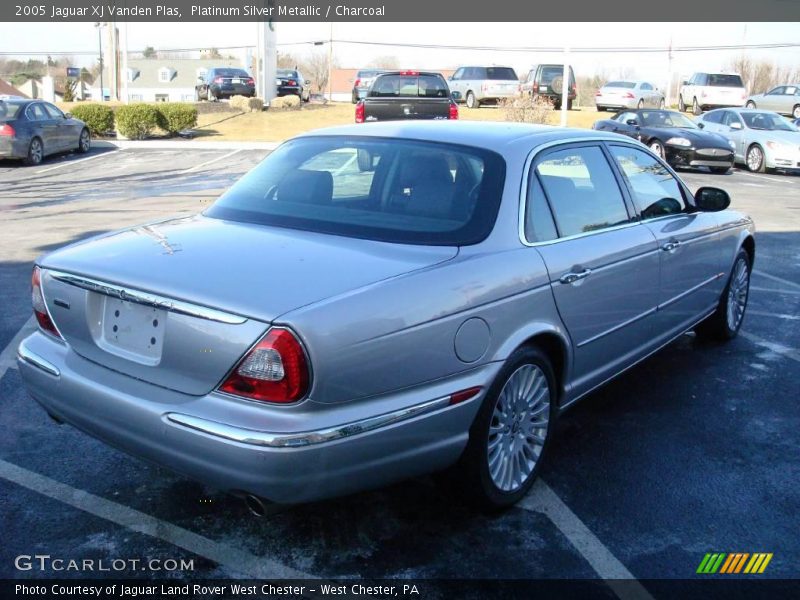 Platinum Silver Metallic / Charcoal 2005 Jaguar XJ Vanden Plas