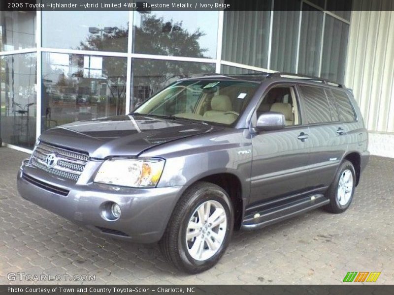 Bluestone Metallic / Ivory Beige 2006 Toyota Highlander Hybrid Limited 4WD