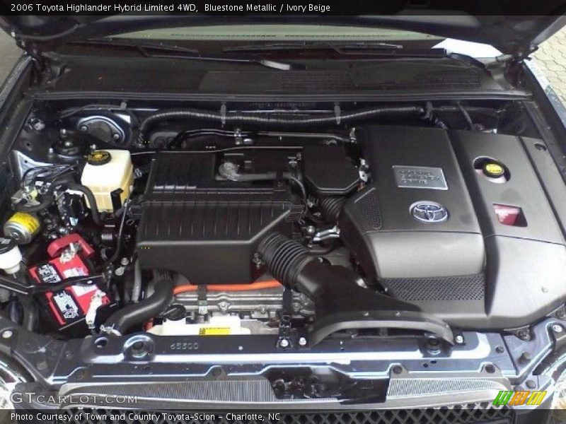 Bluestone Metallic / Ivory Beige 2006 Toyota Highlander Hybrid Limited 4WD