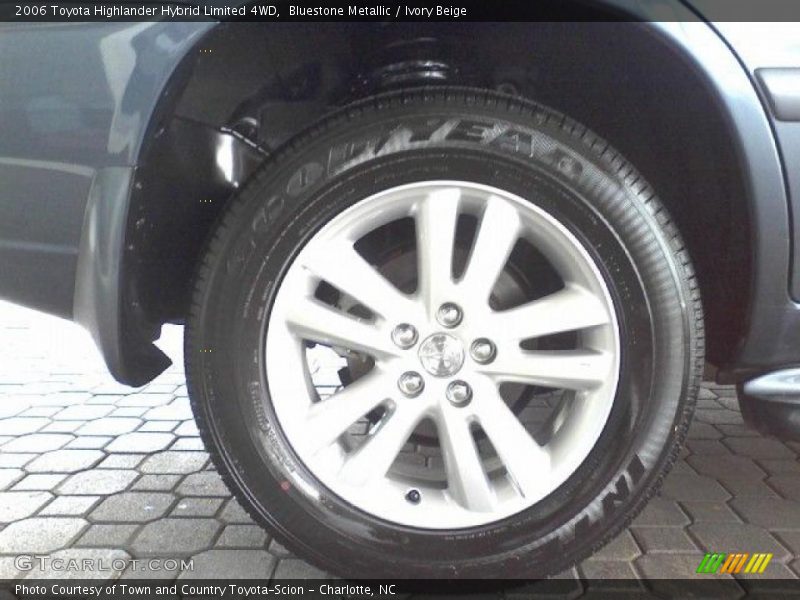 Bluestone Metallic / Ivory Beige 2006 Toyota Highlander Hybrid Limited 4WD