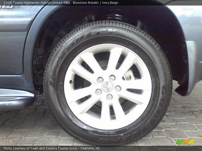 Bluestone Metallic / Ivory Beige 2006 Toyota Highlander Hybrid Limited 4WD