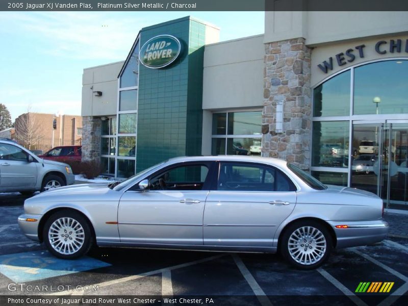 Platinum Silver Metallic / Charcoal 2005 Jaguar XJ Vanden Plas