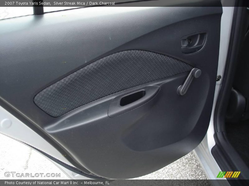 Silver Streak Mica / Dark Charcoal 2007 Toyota Yaris Sedan