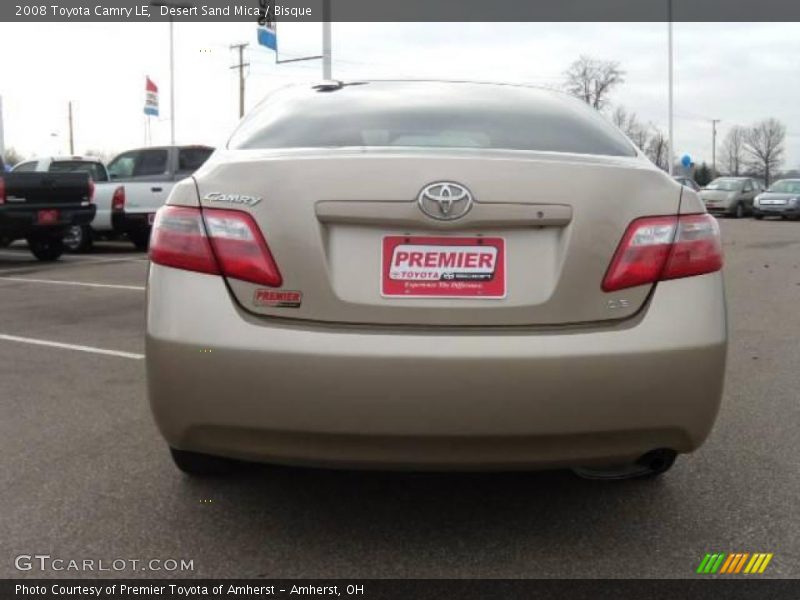 Desert Sand Mica / Bisque 2008 Toyota Camry LE