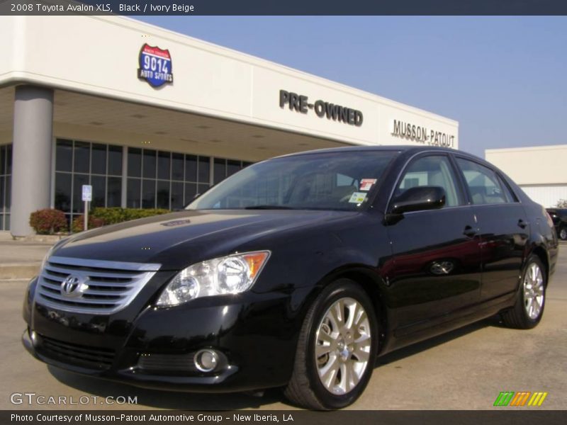Black / Ivory Beige 2008 Toyota Avalon XLS