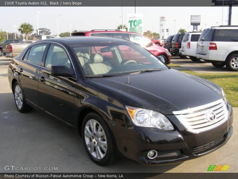 Black / Ivory Beige 2008 Toyota Avalon XLS