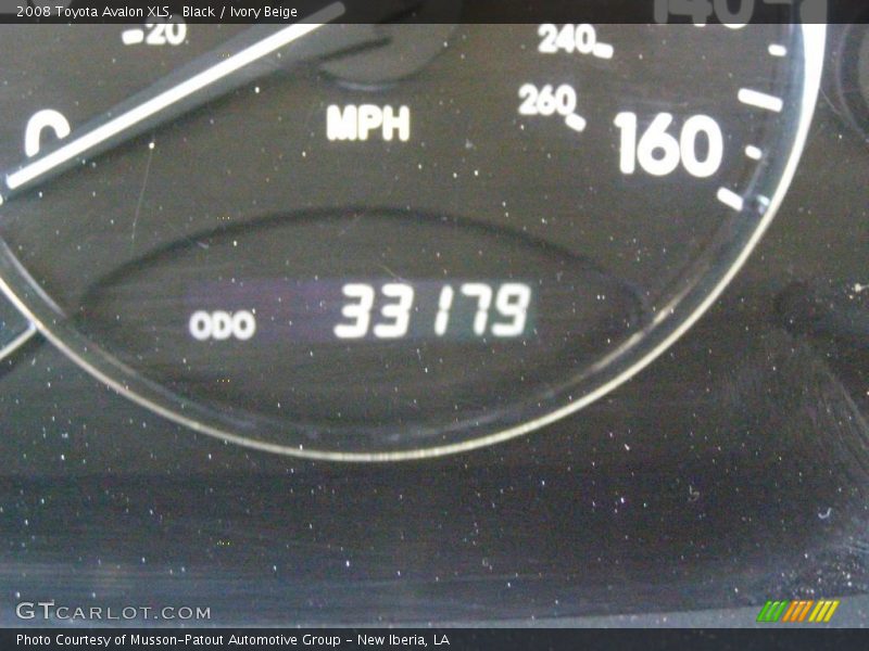 Black / Ivory Beige 2008 Toyota Avalon XLS