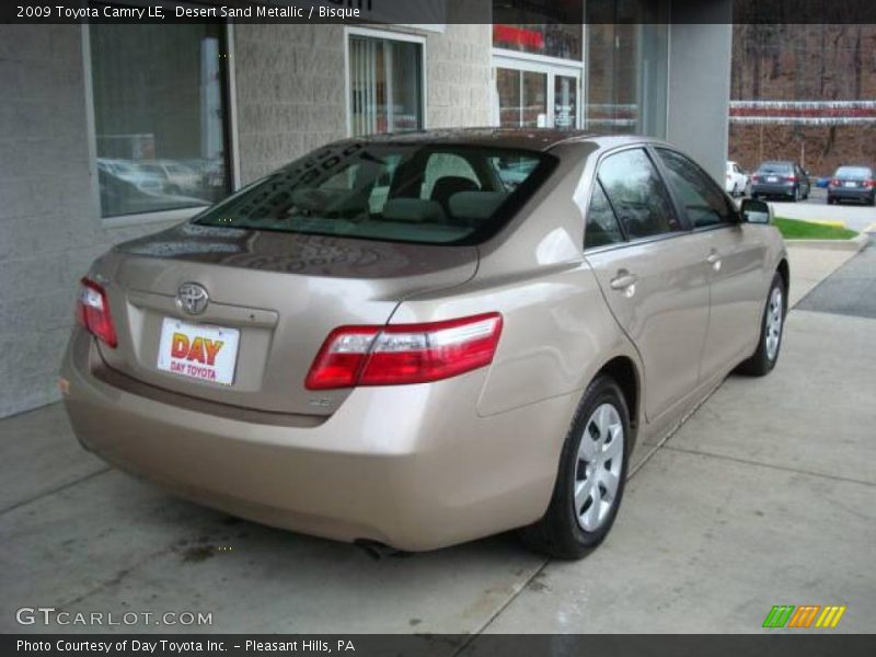 Desert Sand Metallic / Bisque 2009 Toyota Camry LE
