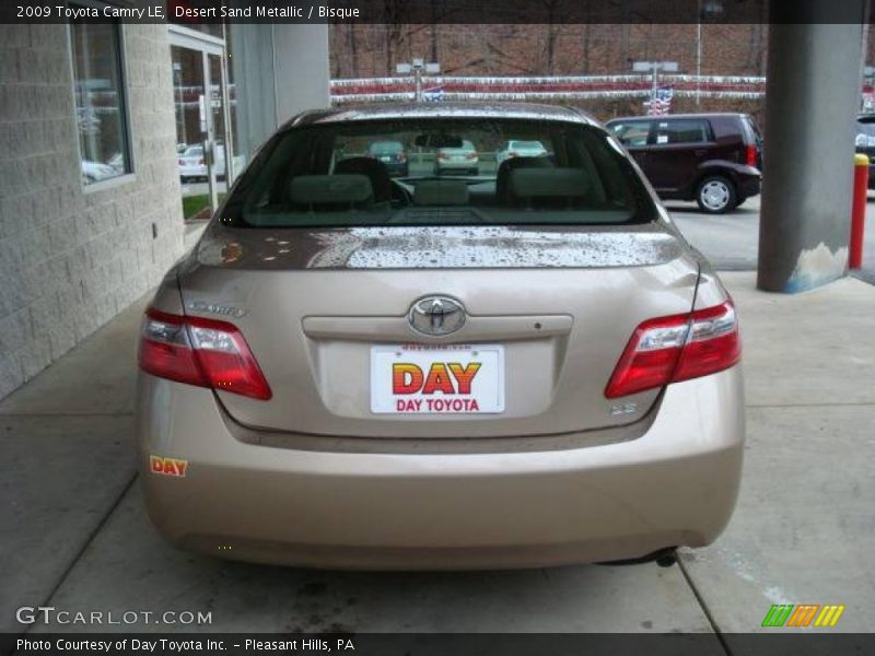 Desert Sand Metallic / Bisque 2009 Toyota Camry LE