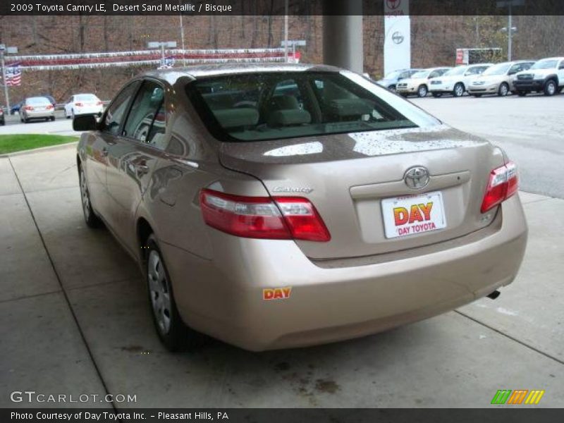 Desert Sand Metallic / Bisque 2009 Toyota Camry LE
