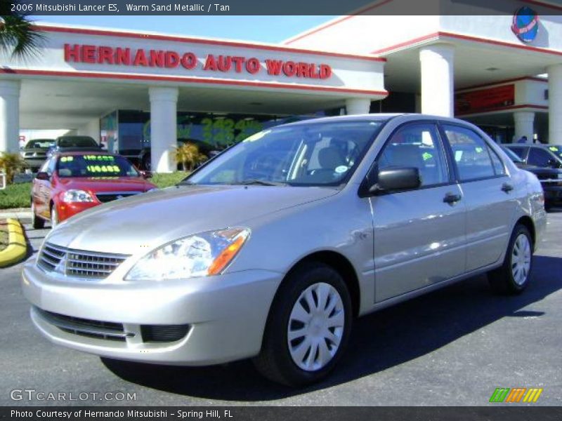 Warm Sand Metallic / Tan 2006 Mitsubishi Lancer ES
