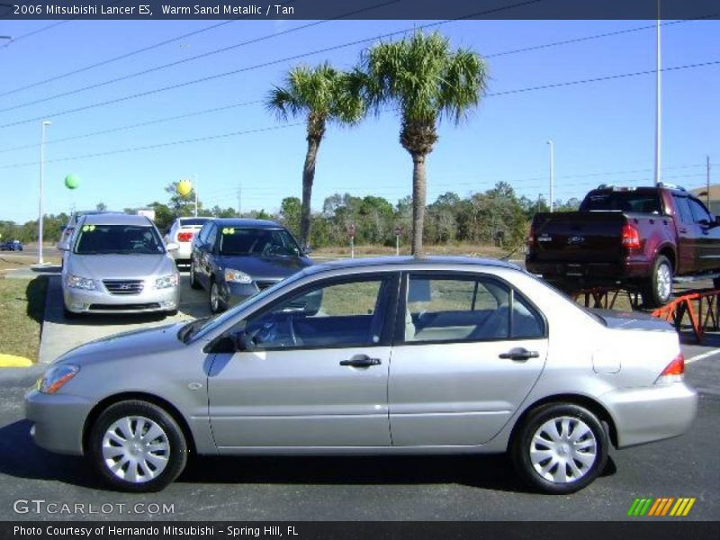 Warm Sand Metallic / Tan 2006 Mitsubishi Lancer ES