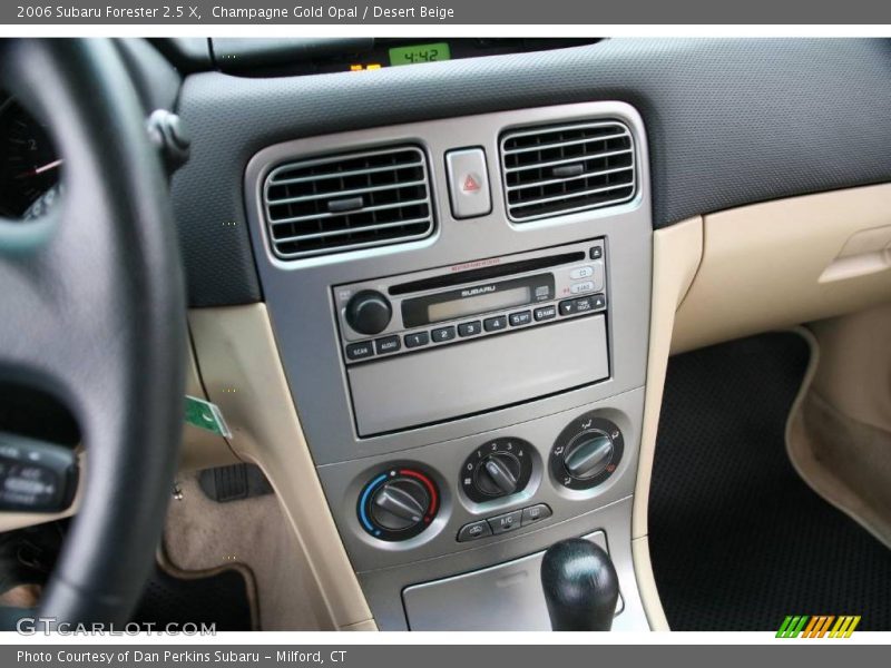 Champagne Gold Opal / Desert Beige 2006 Subaru Forester 2.5 X