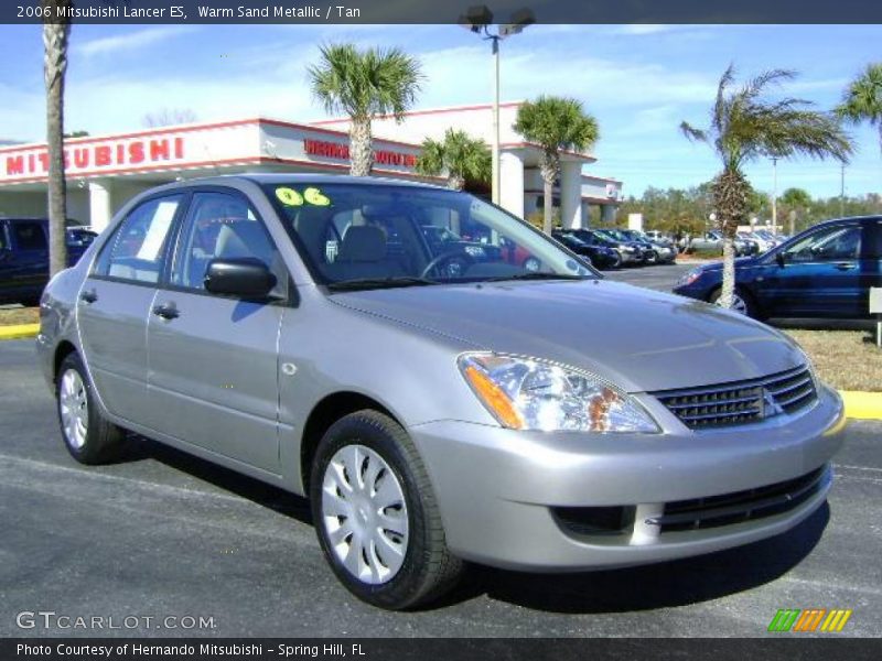 Warm Sand Metallic / Tan 2006 Mitsubishi Lancer ES