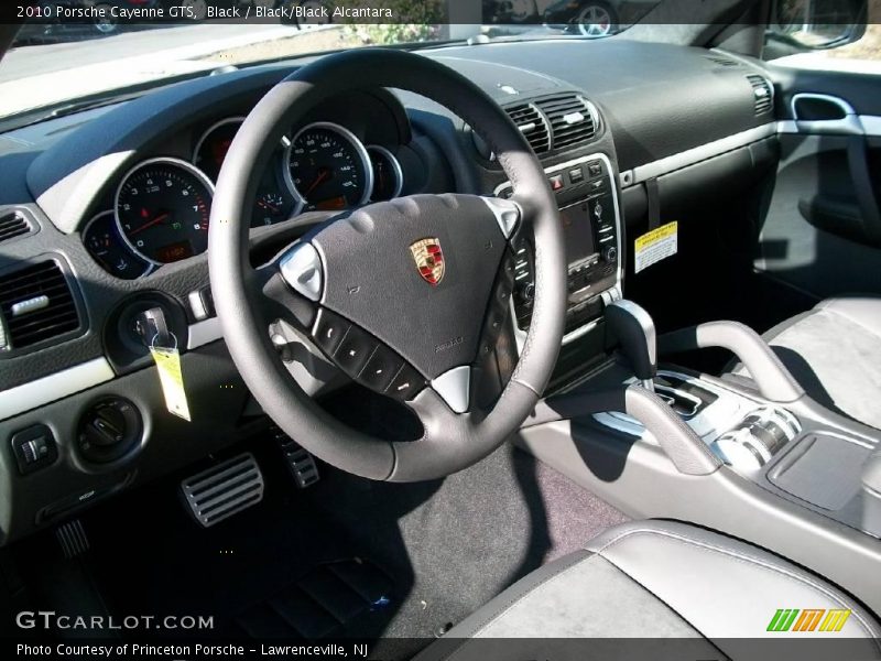 Black / Black/Black Alcantara 2010 Porsche Cayenne GTS