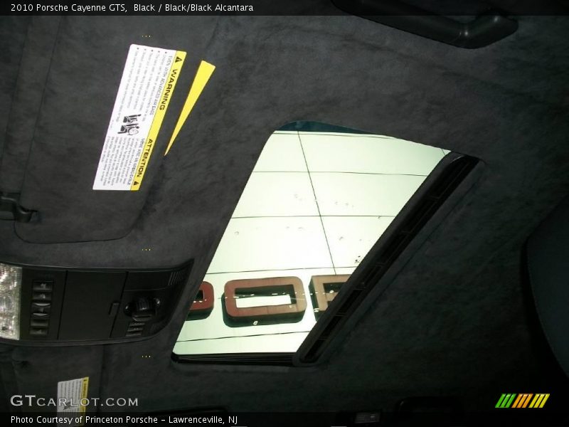 Black / Black/Black Alcantara 2010 Porsche Cayenne GTS