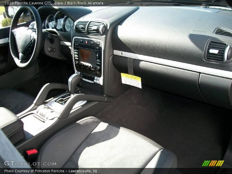 Black / Black/Black Alcantara 2010 Porsche Cayenne GTS
