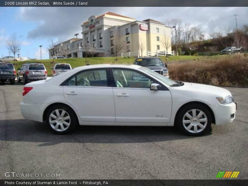 White Suede / Sand 2008 Lincoln MKZ Sedan