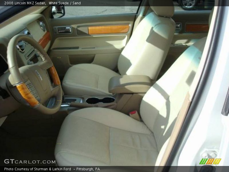 White Suede / Sand 2008 Lincoln MKZ Sedan