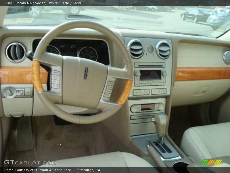 White Suede / Sand 2008 Lincoln MKZ Sedan