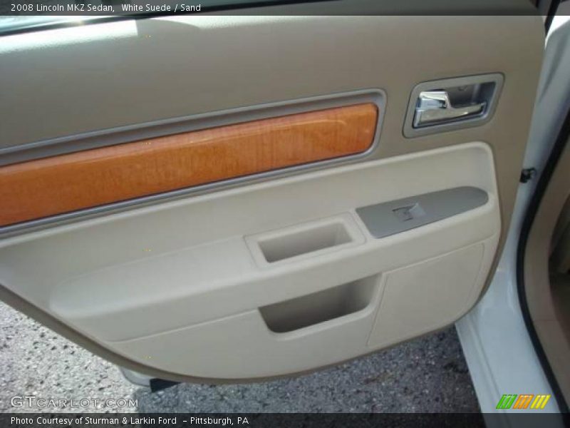 White Suede / Sand 2008 Lincoln MKZ Sedan