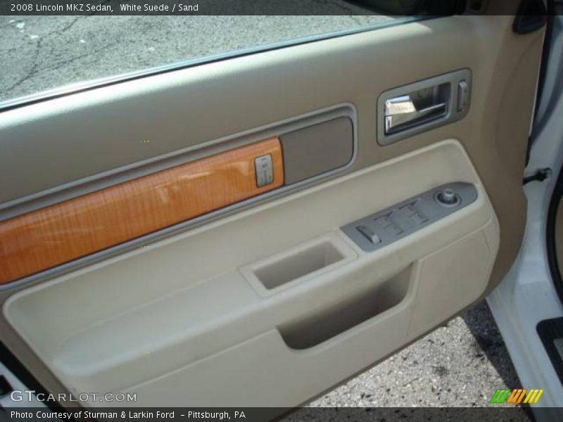 White Suede / Sand 2008 Lincoln MKZ Sedan