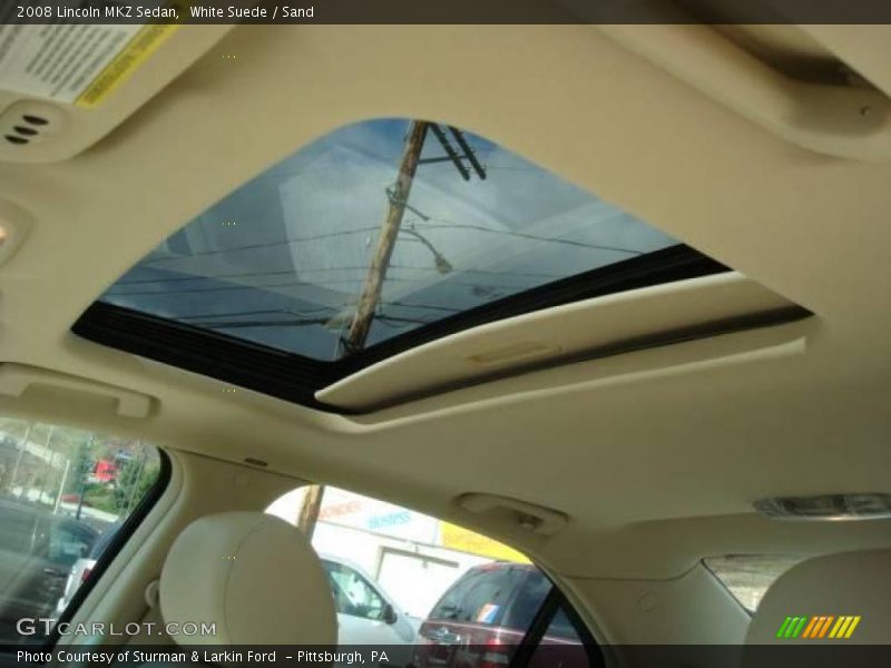 White Suede / Sand 2008 Lincoln MKZ Sedan