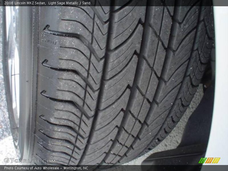 Light Sage Metallic / Sand 2008 Lincoln MKZ Sedan