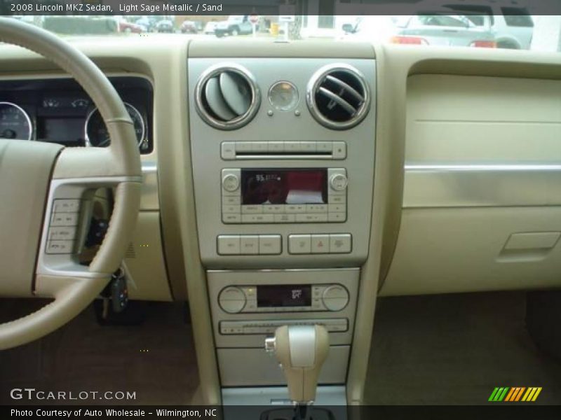 Light Sage Metallic / Sand 2008 Lincoln MKZ Sedan