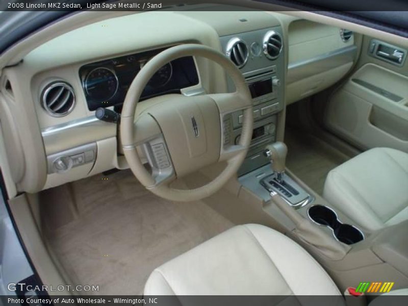 Light Sage Metallic / Sand 2008 Lincoln MKZ Sedan