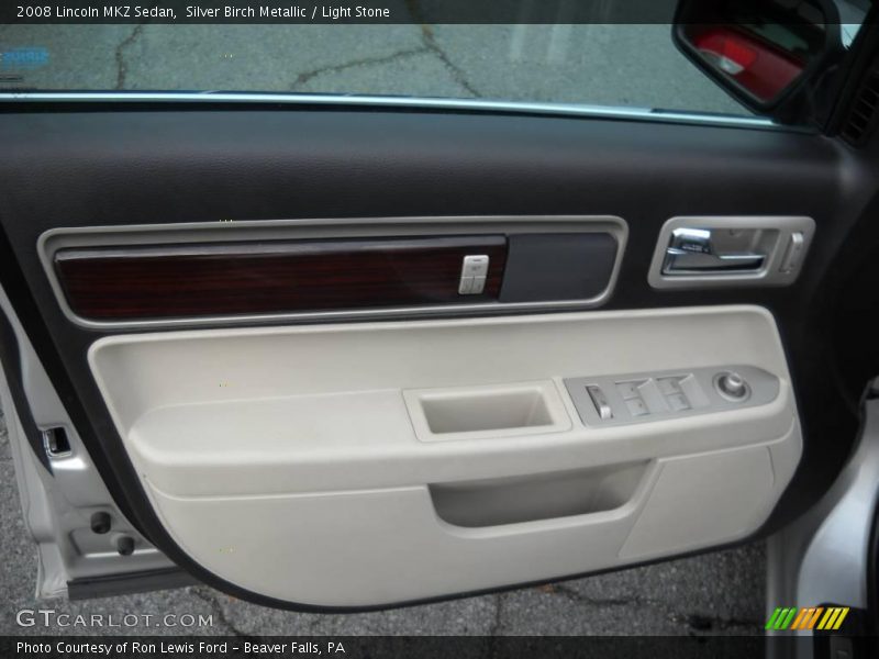 Silver Birch Metallic / Light Stone 2008 Lincoln MKZ Sedan