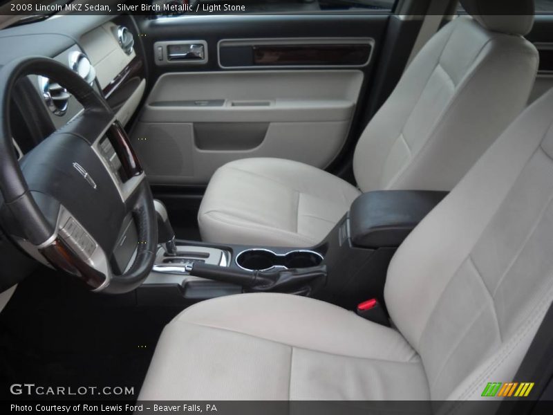 Silver Birch Metallic / Light Stone 2008 Lincoln MKZ Sedan