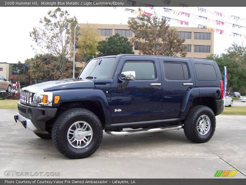 Midnight Blue Metallic / Light Cashmere/Ebony 2008 Hummer H3