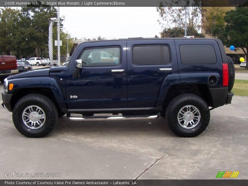 Midnight Blue Metallic / Light Cashmere/Ebony 2008 Hummer H3