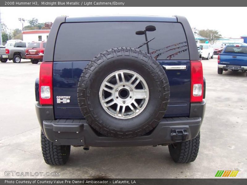 Midnight Blue Metallic / Light Cashmere/Ebony 2008 Hummer H3