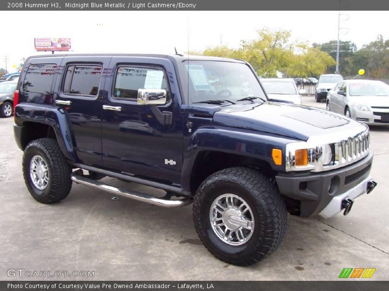 Midnight Blue Metallic / Light Cashmere/Ebony 2008 Hummer H3