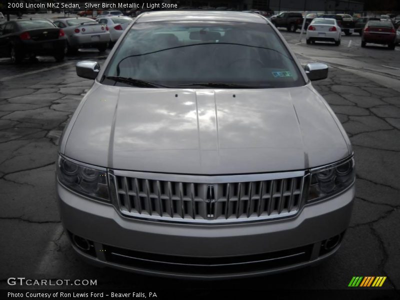 Silver Birch Metallic / Light Stone 2008 Lincoln MKZ Sedan