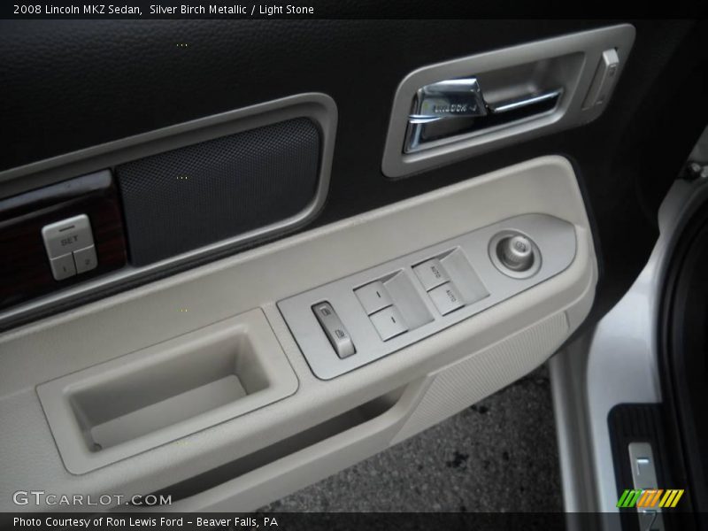 Silver Birch Metallic / Light Stone 2008 Lincoln MKZ Sedan