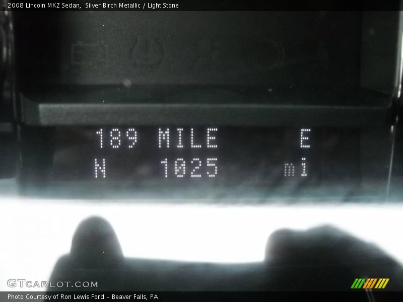 Silver Birch Metallic / Light Stone 2008 Lincoln MKZ Sedan