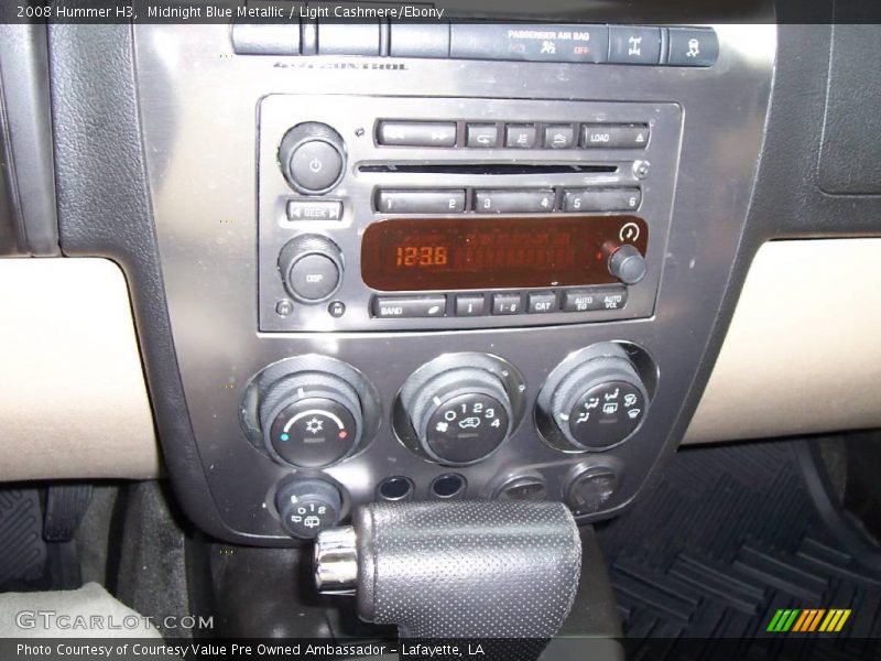Midnight Blue Metallic / Light Cashmere/Ebony 2008 Hummer H3
