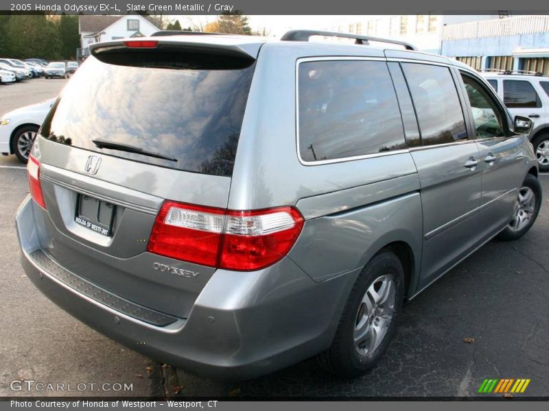 Slate Green Metallic / Gray 2005 Honda Odyssey EX-L