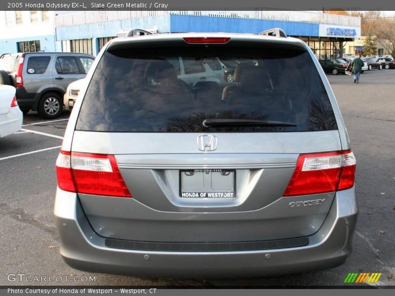Slate Green Metallic / Gray 2005 Honda Odyssey EX-L